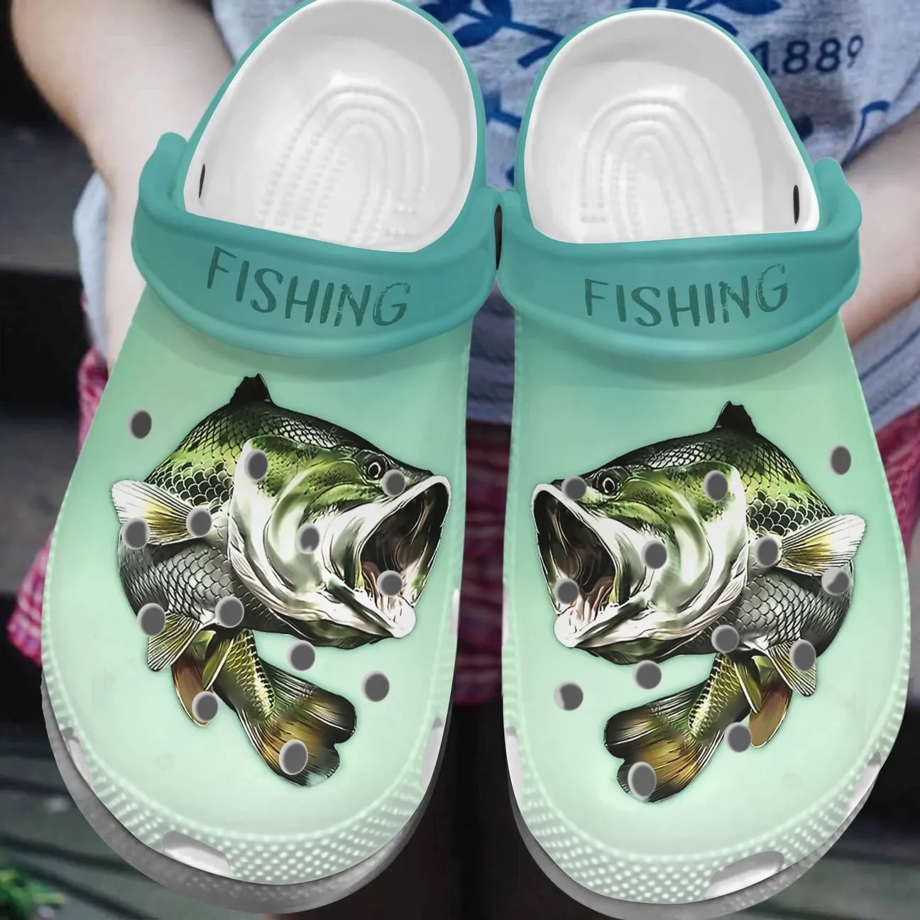 Fishing Personalized Clog Custom Crocs Comfortablefashion Style Comfortable For Women Men Kid Print 3D Bass Fishing Personalized Clog Custom Crocs Comfortablefashion Style Comfortable For Women Men Kid Print 3D Bass