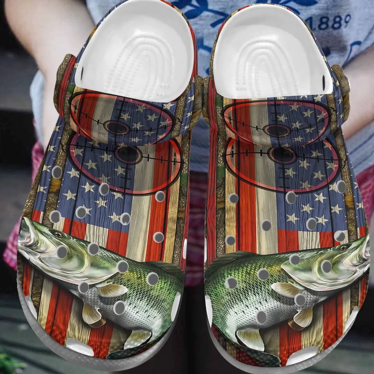 Fishing Personalized Clog Custom Crocs Comfortablefashion Style Comfortable For Women Men Kid Print 3D Fishing Flag Fishing Personalized Clog Custom Crocs Comfortablefashion Style Comfortable For Women Men Kid Print 3D Fishing Flag
