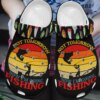 Fishing Personalized Clog Custom Crocs Comfortablefashion Style Comfortable For Women Men Kid Print 3D Not Tomorrow Now I’M Going Fishing
