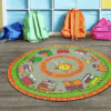 Flagship Round Carpet Floor Rug Living Room Bedroom Decor Round Area Rug Carpet