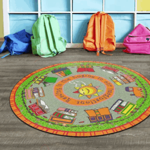 Flagship Round Carpet Floor Rug Living Room Bedroom Decor Round Area Rug Carpet