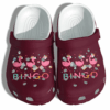 Flamingo Bingo Shoes Crocs Clog For Kid Kindergarten – School Flamingo Funny Crocs Clog Shoes Gifts For Daughter Girl