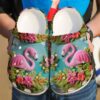 Flamingo Clay Sku 1052 Crocs Crocband Clog Comfortable For Mens Womens Classic Clog Water Shoes