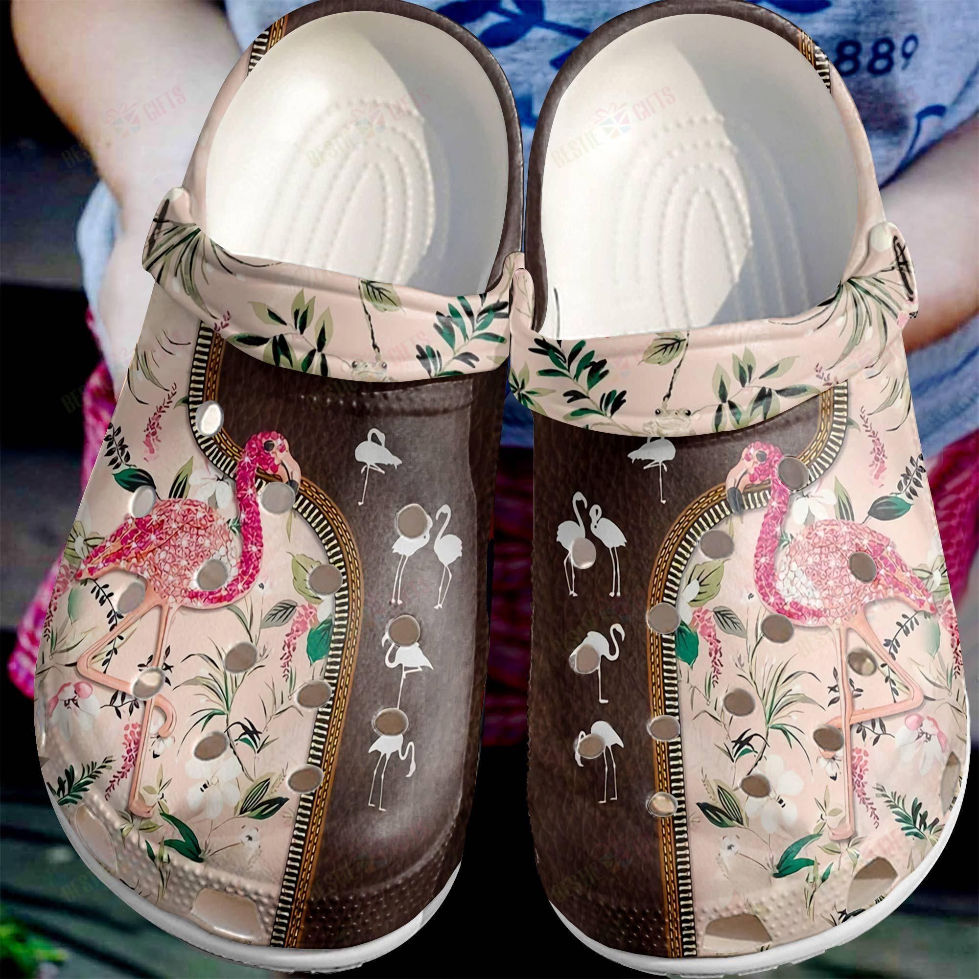Flamingo Crocs Clog Classic Clog Flamingo Queen Shoes Flamingo Crocs Clog Classic Clog Flamingo Queen Shoes