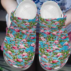 Flamingo Crocs Clog Classic Clog Tropical Flamingo Shoes