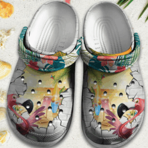 Flamingo Enjoy Summer Beach Crocs Clog Shoes – Summer 2021 Crocs Clog Crocbland Clog Birthday Gift For Man Woman
