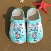 Flamingo Just A Little Salty Sku 1062 Crocs Crocband Clog Comfortable For Mens Womens Classic Clog Water Shoes