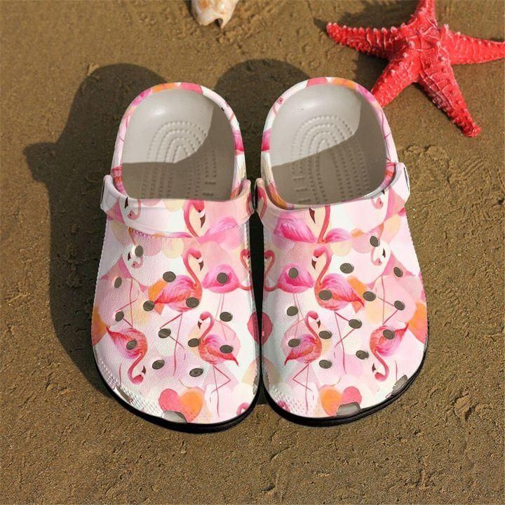 Flamingo Personalize Clog Custom Crocs Clog On Sandal Fashion Style Comfortable For Women Men Kid Flamingo Personalize Clog Custom Crocs Clog On Sandal Fashion Style Comfortable For Women Men Kid