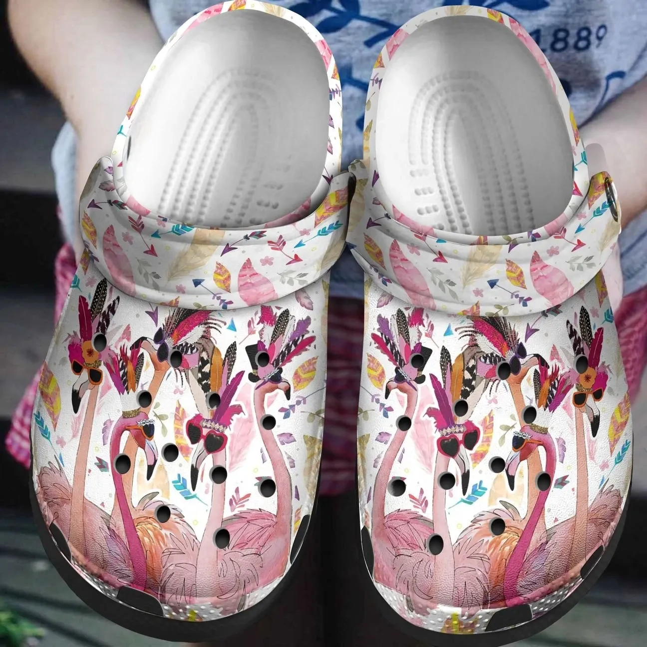 Flamingo Personalized Clog Custom Crocs Comfortablefashion Style Comfortable For Women Men Kid Print 3D Flamingo Gang Flamingo Personalized Clog Custom Crocs Comfortablefashion Style Comfortable For Women Men Kid Print 3D Flamingo Gang