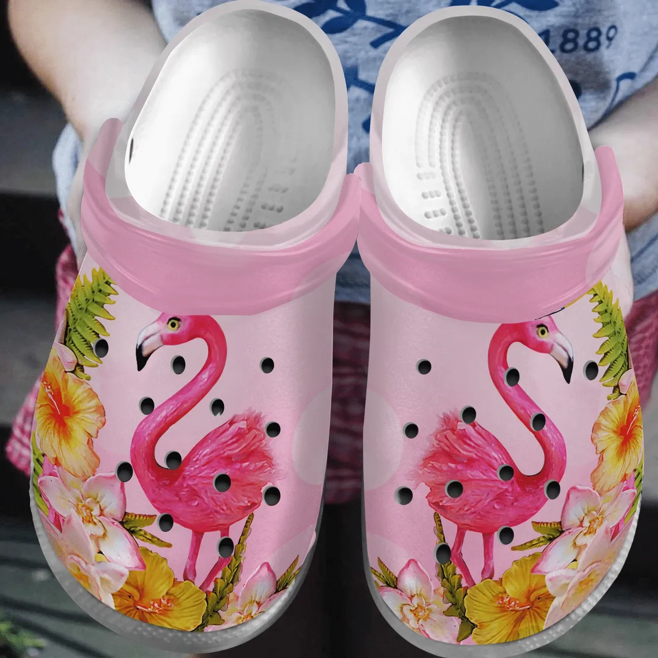 Flamingo Personalized Clog Custom Crocs Comfortablefashion Style Comfortable For Women Men Kid Print 3D Pretty Flamingo Flamingo Personalized Clog Custom Crocs Comfortablefashion Style Comfortable For Women Men Kid Print 3D Pretty Flamingo