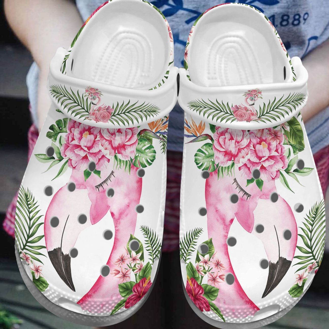 Flamingo Personalized Clog Custom Crocs Comfortablefashion Style Comfortable For Women Men Kid Print 3D Tropical Bird Flamingo Personalized Clog Custom Crocs Comfortablefashion Style Comfortable For Women Men Kid Print 3D Tropical Bird