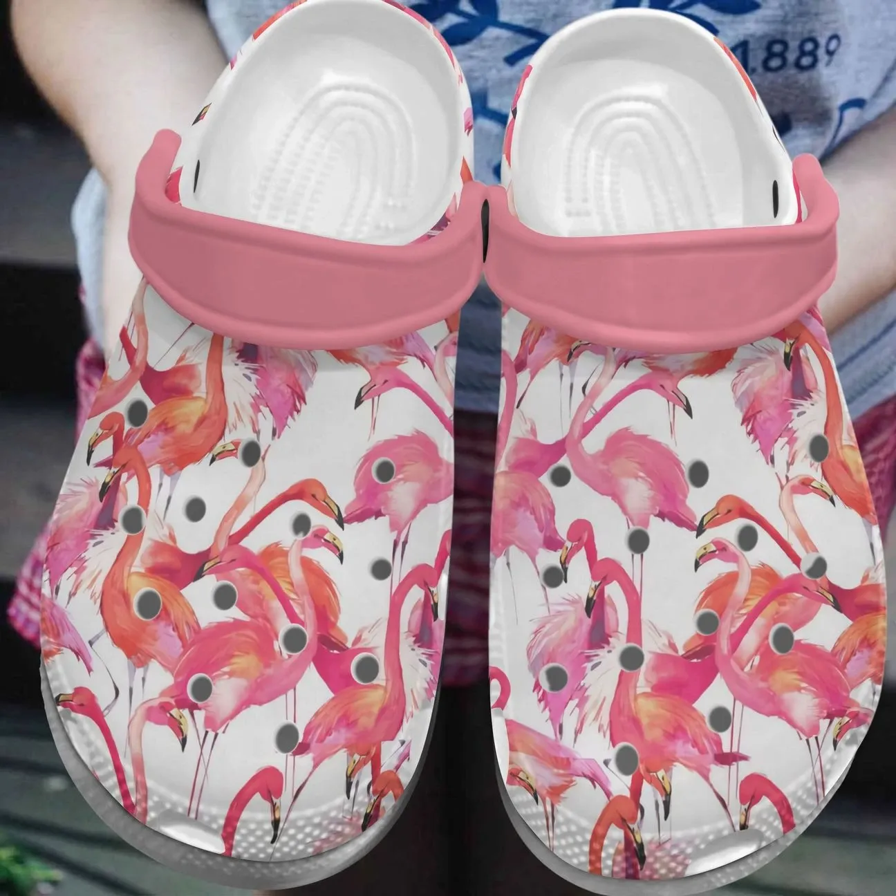 Flamingo Personalized Clog Custom Crocs Comfortablefashion Style Comfortable For Women Men Kid Print 3D Tropical Flamingo Flamingo Personalized Clog Custom Crocs Comfortablefashion Style Comfortable For Women Men Kid Print 3D Tropical Flamingo