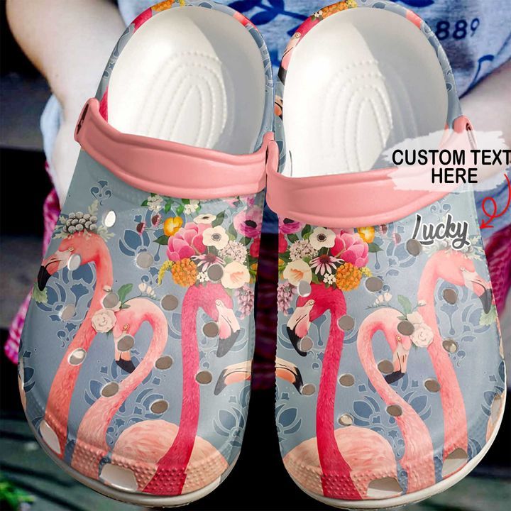Flamingo Personalized Floral Sku 1063 Crocs Crocband Clog Comfortable For Mens Womens Classic Clog Water Shoes Flamingo Personalized Floral Sku 1063 Crocs Crocband Clog Comfortable For Mens Womens Classic Clog Water Shoes