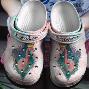 Flamingo Queen Crocs Clog Shoes – Beauty Jungle Crocs Clog Crocbland Clog Birthday Gift For Woman Girl Grandma Mother Sister Daughter