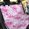 Flamingos Flowers Pattern Car Back Seat Cover Dog Car Seat Covers - d5d92c6fe0a8