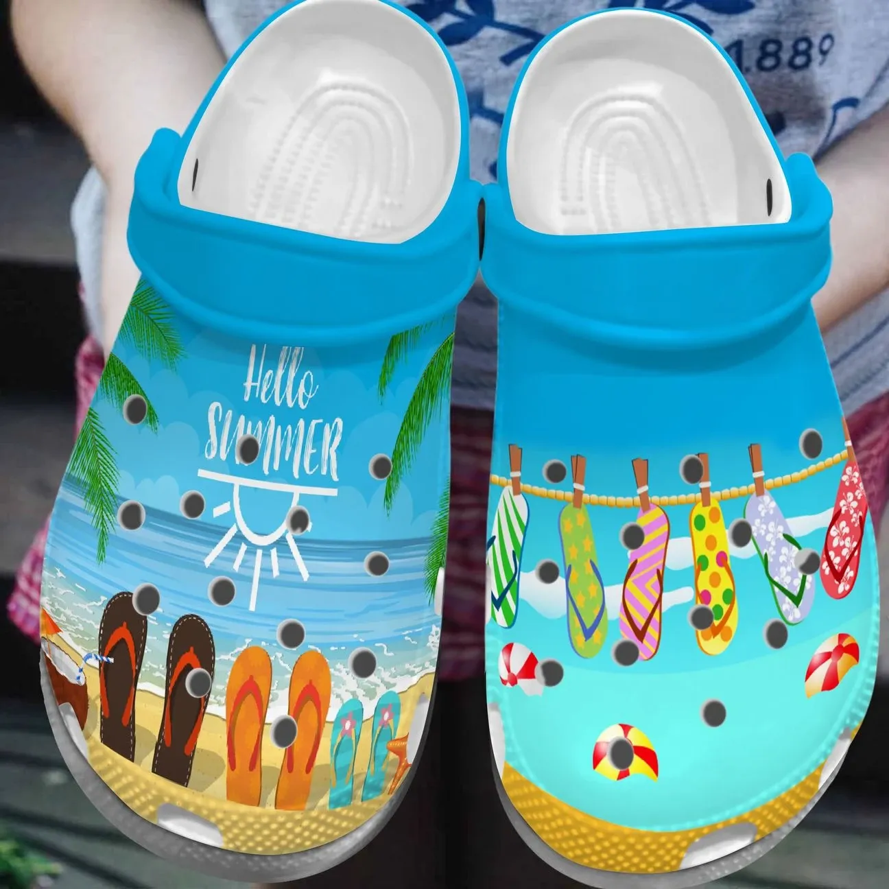 Flip Flops Personalized Clog Custom Crocs Comfortablefashion Style Comfortable For Women Men Kid Print 3D Hello Flip Flops Personalized Clog Custom Crocs Comfortablefashion Style Comfortable For Women Men Kid Print 3D Hello