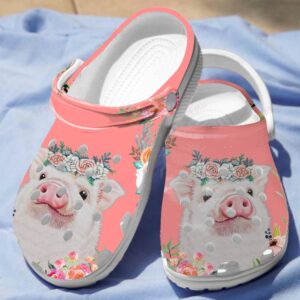 Floral Baby Pig Crocs Clog Classic Clogs Shoes