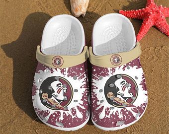 Florida State Seminoles Crocband Clog Clog Comfortable For Mens And Womens Classic Clog Water Shoes Florida State Seminoles Crocs Florida State Seminoles Crocband Clog Clog Comfortable For Mens And Womens Classic Clog Water Shoes Florida State Seminoles Crocs