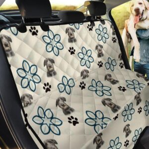 Flower Scottish Deerhound Patterns Car Back Seat Cover Dog Car Seat Covers - c12775d9bff6