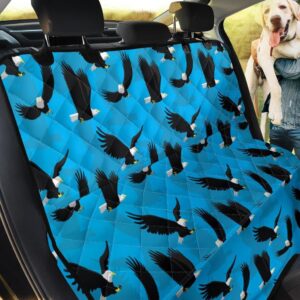 Flying Eagle Blue Pattern Car Back Seat Cover Dog Car Seat Covers - d82e7291060e