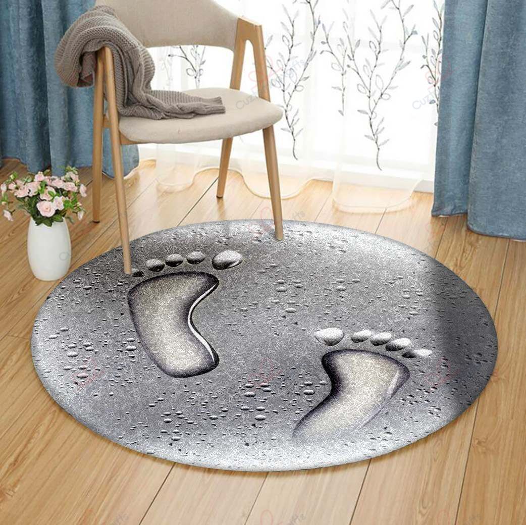 Foot Water Round Carpet Floor Rug Living Room Bedroom Decor Round Area Rug Carpet Foot Water Round Carpet Floor Rug Living Room Bedroom Decor Round Area Rug Carpet