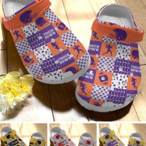 Football Crocs Clog Classic Clog Touch Down Shoes
