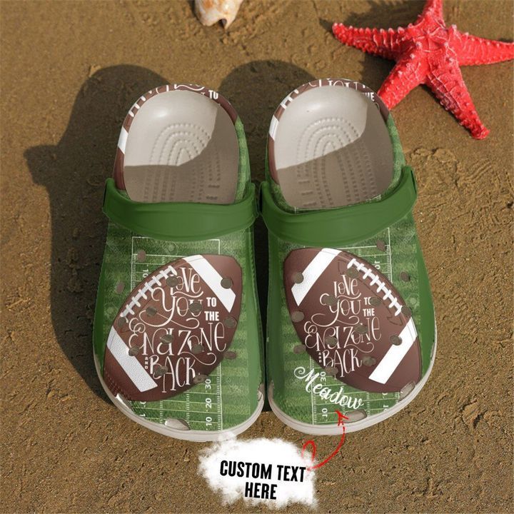 Football Love You To The End Zone Sku 1095 Crocs Crocband Clog Comfortable For Mens Womens Classic Clog Water Shoes Football Love You To The End Zone Sku 1095 Crocs Crocband Clog Comfortable For Mens Womens Classic Clog Water Shoes