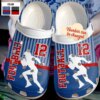 Football Personalize Clog Custom Crocs Fashionstyle Comfortable For Women Men Kid Print 3D Personalized Play Like A Girl