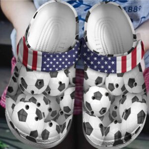 Football Personalized Clog Custom Crocs Comfortablefashion Style Comfortable For Women Men Kid Print 3D Soccer