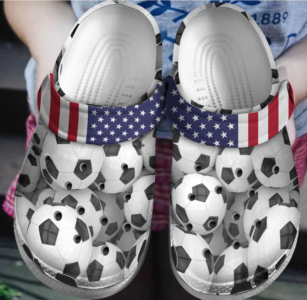 Football Personalized Clog Custom Crocs Comfortablefashion Style Comfortable For Women Men Kid Print 3D Soccer Football Personalized Clog Custom Crocs Comfortablefashion Style Comfortable For Women Men Kid Print 3D Soccer