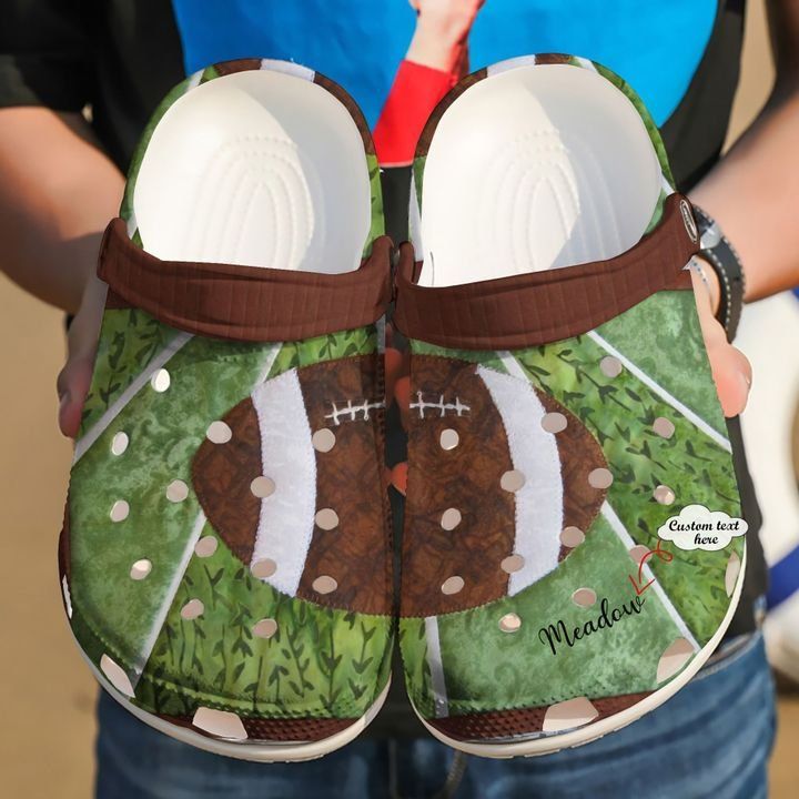 Football Personalized Lovely Ball Sku 1088 Crocs Crocband Clog Comfortable For Mens Womens Classic Clog Water Shoes Football Personalized Lovely Ball Sku 1088 Crocs Crocband Clog Comfortable For Mens Womens Classic Clog Water Shoes