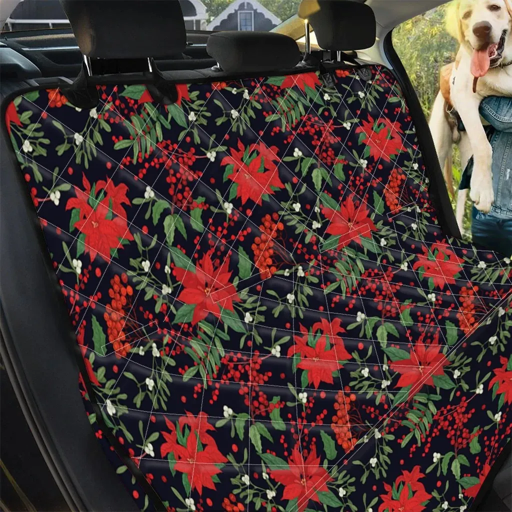 Forest At Night Poinsettia Flower Car Back Seat Cover Dog Car Seat Covers - aa8cff21a06f Forest At Night Poinsettia Flower Car Back Seat Cover Dog Car Seat Covers - aa8cff21a06f