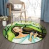 Forest Fairy Round Carpet Floor Rug Living Room Bedroom Decor Round Area Rug Carpet