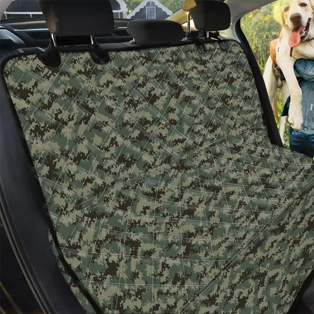 Forest Green Digital Camo Pattern Print Car Back Seat Cover Dog Car Seat Covers - 5894d1c0620f Forest Green Digital Camo Pattern Print Car Back Seat Cover Dog Car Seat Covers - 5894d1c0620f
