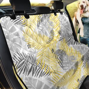Forest Palm Leaves Pattern Design Car Back Seat Cover Dog Car Seat Covers - 078e86a1e1cf