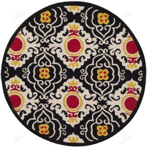 Four Seasons Round Carpet Floor Rug Living Room Bedroom Decor Round Area Rug Carpet