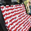 Fourth Of July Usa Star Pattern Print Car Back Seat Cover Dog Car Seat Covers - 4cdfaa6d937d