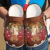 Fox Floral Sku 1107 Crocs Crocband Clog Comfortable For Mens Womens Classic Clog Water Shoes