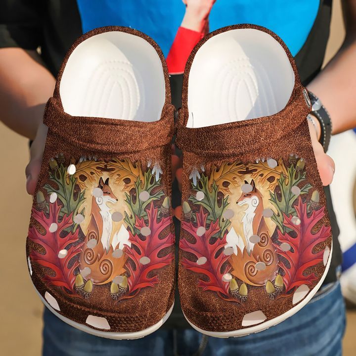 Fox Floral Sku 1107 Crocs Crocband Clog Comfortable For Mens Womens Classic Clog Water Shoes Fox Floral Sku 1107 Crocs Crocband Clog Comfortable For Mens Womens Classic Clog Water Shoes