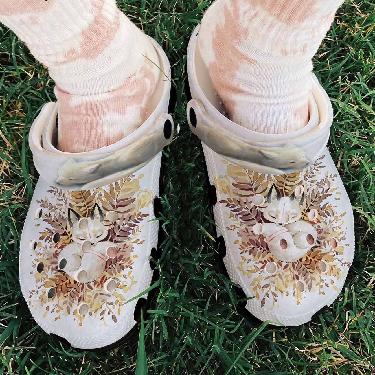 Fox Personalized Clog Custom Crocs Comfortablefashion Style Comfortable For Women Men Kid Print 3D White Fox Fox Personalized Clog Custom Crocs Comfortablefashion Style Comfortable For Women Men Kid Print 3D White Fox