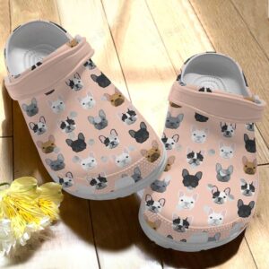 French Bulldog Crocs Clog Classic Clog Lovely Face Shoes