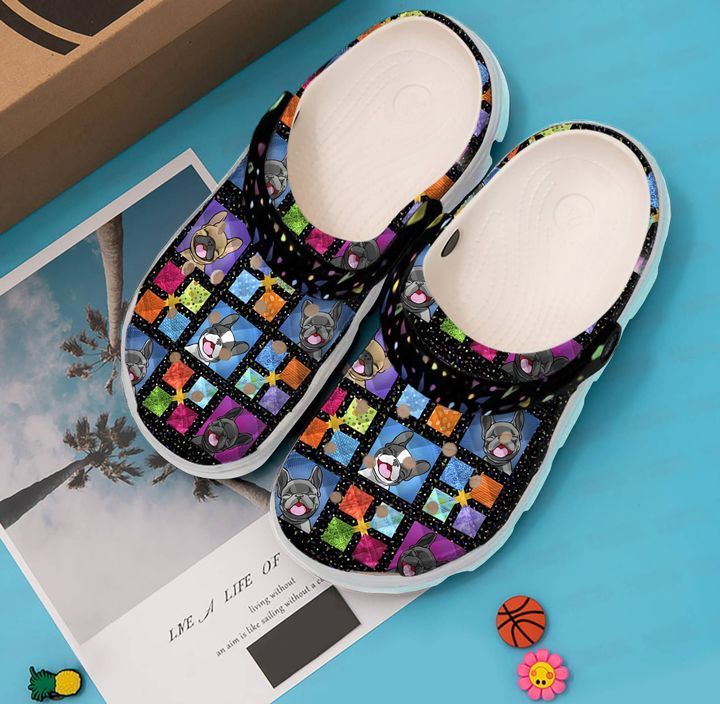 French Bulldog Happy Frenchies Sku 1116 Crocs Crocband Clog Comfortable For Mens Womens Classic Clog Water Shoes French Bulldog Happy Frenchies Sku 1116 Crocs Crocband Clog Comfortable For Mens Womens Classic Clog Water Shoes