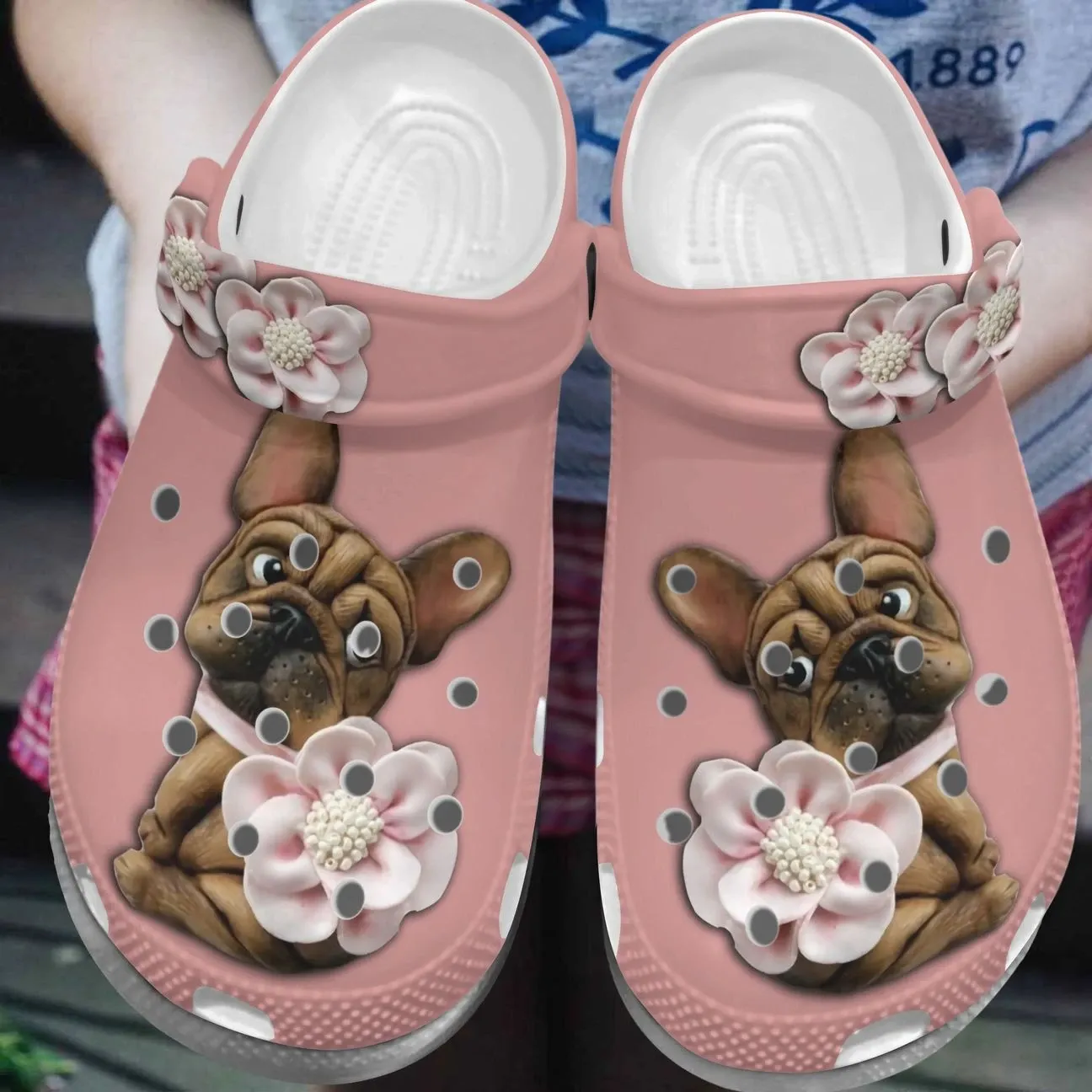 French Bulldog Personalize Clog Custom Crocs Fashionstyle Comfortable For Women Men Kid Print 3D Beautiful Frenchie French Bulldog Personalize Clog Custom Crocs Fashionstyle Comfortable For Women Men Kid Print 3D Beautiful Frenchie