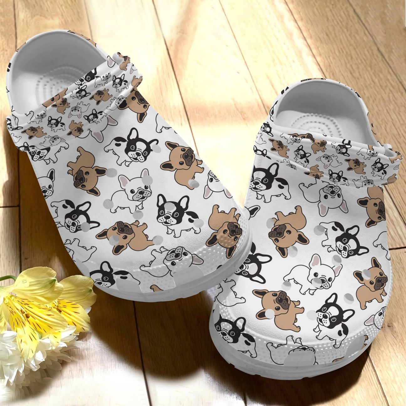 French Bulldog Personalize Clog Custom Crocs Fashionstyle Comfortable For Women Men Kid Print 3D Cute Bulldog French Bulldog Personalize Clog Custom Crocs Fashionstyle Comfortable For Women Men Kid Print 3D Cute Bulldog