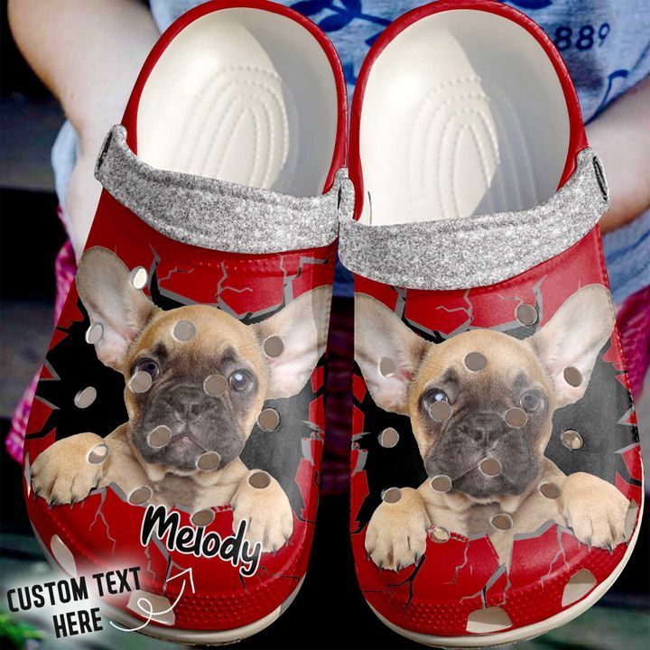 French Bulldog Personalized Crack Wall Frenchie Sku 1118 Crocs Clog Clog Shoes French Bulldog Personalized Crack Wall Frenchie Sku 1118 Crocs Clog Clog Shoes