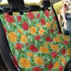 Fresh Red And Yellow Dahlia Design Car Back Seat Cover Dog Car Seat Covers - de7027b5ddf8