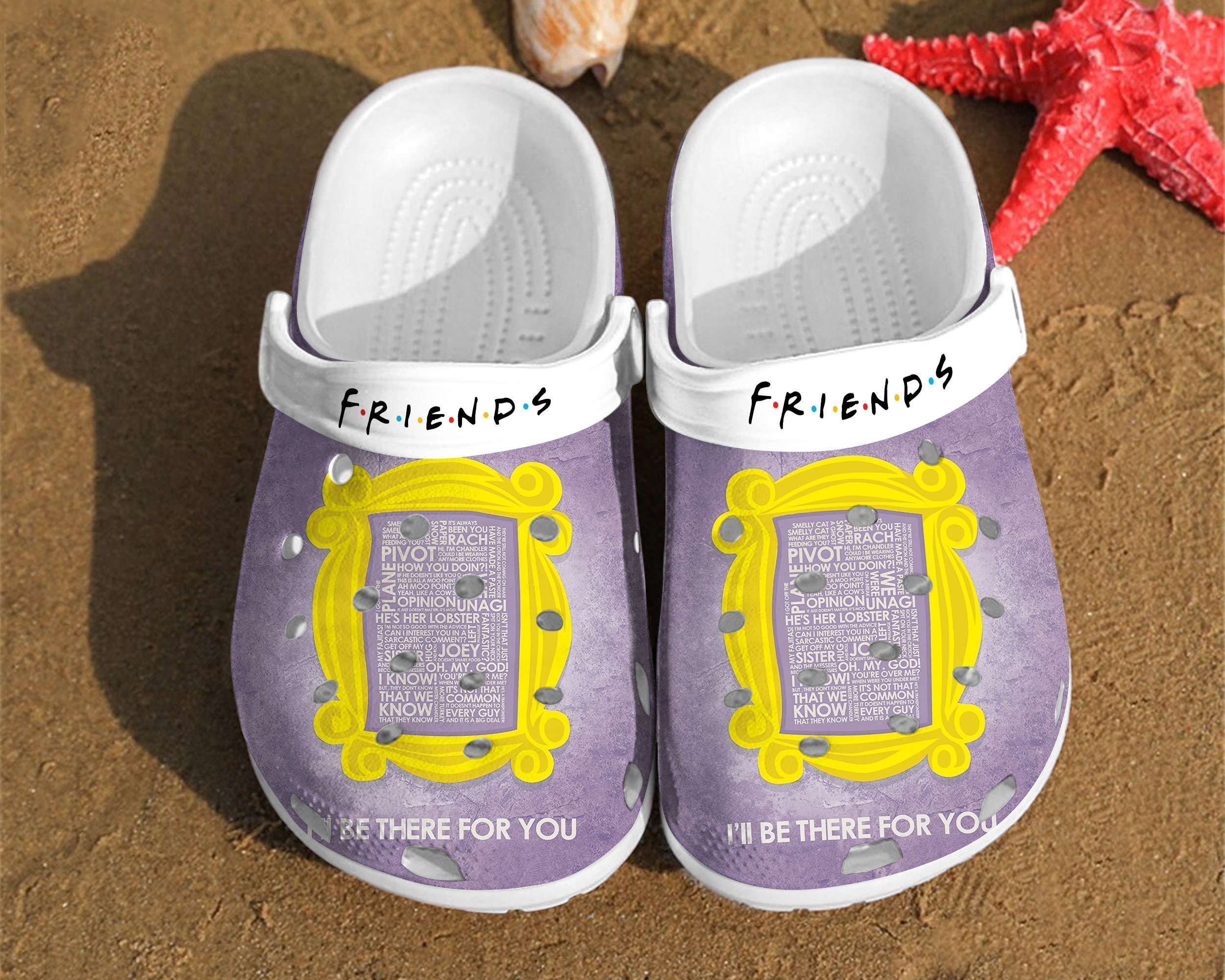 Friends I Be There For You Frame Birthday Gift Classic Crocs Clog Clog Shoes Friends I Be There For You Frame Birthday Gift Classic Crocs Clog Clog Shoes