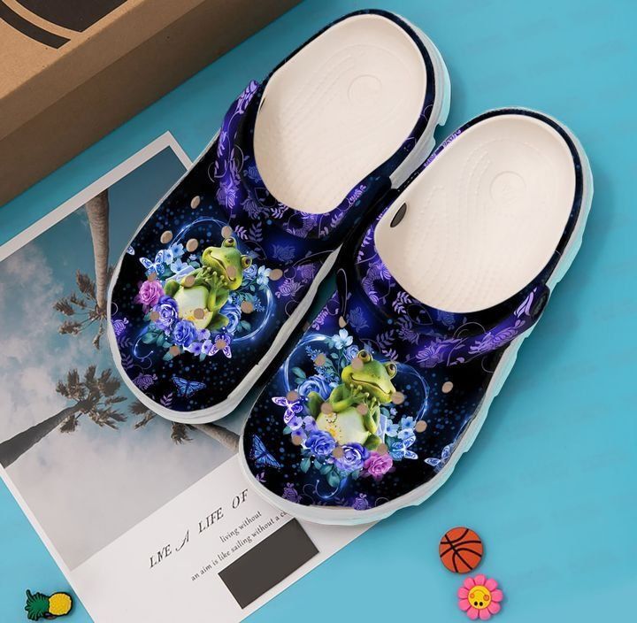 Frog Flowers Sku 1135 Crocs Clog Clog Shoes Frog Flowers Sku 1135 Crocs Clog Clog Shoes