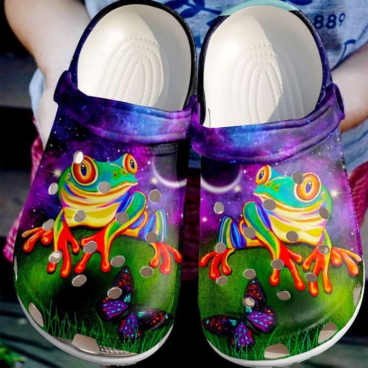 Frog Night Sku 1137 Crocs Crocband Clog Comfortable For Mens Womens Classic Clog Water Shoes Frog Night Sku 1137 Crocs Crocband Clog Comfortable For Mens Womens Classic Clog Water Shoes