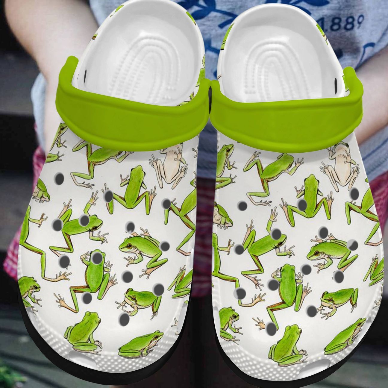Frog Personalized Clog Custom Crocs Comfortablefashion Style Comfortable For Women Men Kid Print 3D Frogs Frog Personalized Clog Custom Crocs Comfortablefashion Style Comfortable For Women Men Kid Print 3D Frogs